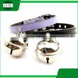 Wholesale PU Leather Pet Training Accessories Collar With Bell With Free Sample thumbnail-4