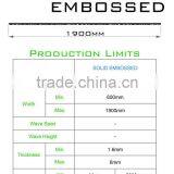 Opaque Lower Temp Plastic Polycarbonate Embossed Sheet (Ti-Lite Metallic Green Solid Embossed) thumbnail-5