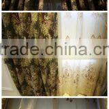 Antique French Style Living Room Pleat Blackout Curtains With Attached Valance thumbnail-2