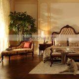 Baroque Design Wooden Bedroom Furniture Set/Royal Wood Carved Classic Bedroom Bed Set thumbnail-1