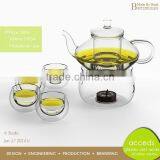 Thermal Pyrex Microwavable Wholesale Glass Teapot Warmer thumbnail-2