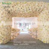 SAST-70007 Artificial White Silk Flower Wall Decoration thumbnail-1
