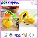 Lovely Drinker Teapot Herb Organge Shape Tea Strainer Filter Bag Lemon thumbnail-2
