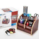 High Quality Handmade Multi-functional Wooden Pen Container thumbnail-1