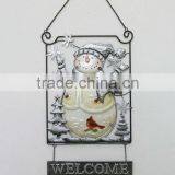 Wall Hanging Glass Painting for Christmas thumbnail-1