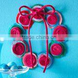 2017 Express Wholesale High Quality New Products Hot Sale Felt Artificial Flower for Wall Decoration Made in China thumbnail-1