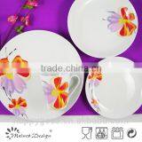 Ceramic White Porcelain Round High Quality Dinner Set thumbnail-4
