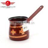 Eco-friendly OEM Enamel Coffee Pot/coffee Jug / Coffee Warmer With Long Handle thumbnail-2