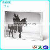 KM-CP42 Wholesale Nice Crystal Photo Block Lucite in Frame Acrylic Photo Frame With Magnet,plexiglass Photo Frames 4x6 thumbnail-3