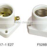 Edison Screw Shell Type of Ceramic Porcelain Lamp Holder / Lamp Socket E27 E27 thumbnail-4