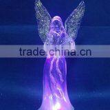 Led Plastic Acrylic New Christmas Angel Figurines Statue for Sale thumbnail-2