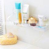 Plastic Transparent Holder/shelves With Sucker thumbnail-1