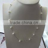 Modern Designs 8-9mm White Freshwater Pearl Necklace thumbnail-4