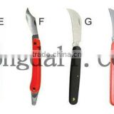 stainless steel hand garden grafting knife/budding knife/Horticultural Knive/pruning scissors/hedge shear/lopper