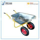 Manufacturer of Two Wheel Zined Construction Wheelbarrow for Wholesaler thumbnail-1
