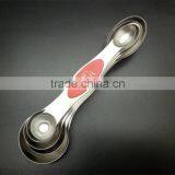 5pc Double Sided Stainless Steel Magnetic Measuring Spoon Set CK-S134 thumbnail-3