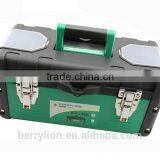 Berrylion Plastic Iron Tool Box With Trolley High Quality 14" 17" 19" Tool Box thumbnail-2