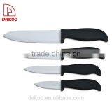 4 Pieces PP+TPR Soft Touch Handle Zirconia Ceramic Knife