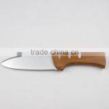549-1055 5.5" Stainless Steel Chef Cooking Knifeknife With Beech Wood Handle thumbnail-1