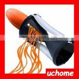 UCHOME 2017 New Spiral Vegetable Slicer/Spiral Cutter/Easy Operation Stainless Steel Vegetable Slicer thumbnail-3