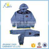 2017 Stock Lot AB Yarn Fashion Hooded Kid Tracksuit thumbnail-1