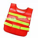 Wholesale Printing Logo Cheap Low MOQ Orange Yellow Green Safety Mesh Traffic Reflectors Incident Vest 3M Reflective Tank Top thumbnail-1