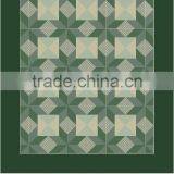 Germetric Pattern Embroidery Micro Plush Mink Royal Blanket Flannel Blanket