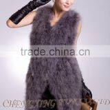 CX-G-B-137B 2017 New Design China Wholesale Womens Real Fur Vest thumbnail-3