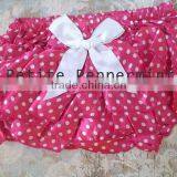 Cute Plain Baby Kids Ruffle Bloomers for Girls Diaper Cover Cheap China Wholesale Kids Clothing thumbnail-2