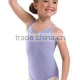 Child Pinch-Front Cotton Leotards DL1610 thumbnail-1