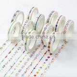 9mm*10m Paper Tape DIY Planner Accessories Thin Style Adhesive Tape thumbnail-1