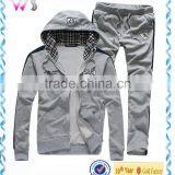 Long Sleeve Custom Design Jogging Suit Brushed Cotton Men Winter Jacket thumbnail-4