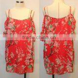 2016 Hot Sale Red off Shoulder Slip Dresses thumbnail-2