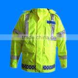 High Reflective Oxford Waterproof Breathable Raincoat Safety Clothes With Pockets thumbnail-1