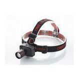 Zoom LED Head Torch 180LM with red ring , rechargeable headlamp for running
