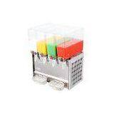 9 Liters Mixing Cool Drink Beverage Dispenser For Buffet Restaurant, Four Tanks Stainless Steel Juic