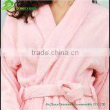 Cotton Bright Color Bathrobe for Adults Velvet Bathrobe for Men Cotton Robes for Women Embroidered Robe thumbnail-4