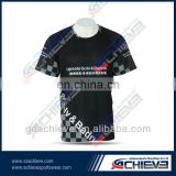 custom 100%polyester t-shirt for wholesale/retail/distribution