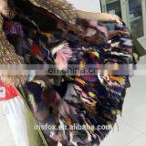 Irisfox 2016 Winter Warm Fox Fur Lining Fox Fur Hooded Coat thumbnail-4