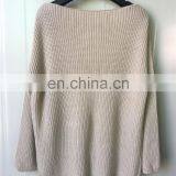 Best Selling Product Women Deep V- Neck Pullover Sweater With Best Quality KMY1107 thumbnail-3