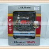 Hot sale kids smoke train toy sets, railway toy