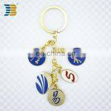 Promotional Custom Gold Plating Enamel Metal Keychain