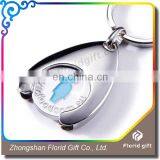Promotional Metal Euro Coin Key Chain,Trolley Token Coin Key Chain thumbnail-2