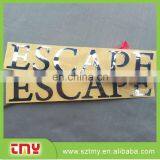 Custom Cheap Embossed Laber Sticker Adhisive Metal Laber Sticker thumbnail-5