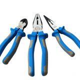 High Quality Germany Type Industrial Carbon Steel Long Nose Pliers With Plastic Handle thumbnail-2