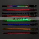 Factory Direct Pet Supplies Large and Small Luminous USB Charging Dual Fiber LED Light Dog Collar thumbnail-6