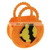 New Customized Printed Felt Trick Treat Tote Bags Halloween Felt Pumpkin Candy Bag thumbnail-5