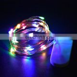 Led String Lights 2M 20leds CR2032 Battery Operated Copper Wire Fairy Lights for Christmas Wedding Garland Decoration