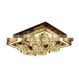 Stainless Steel LED Crystal Lamp, Modern Simple Living Room, Bedroom Ceiling Lamp thumbnail-1