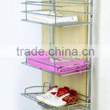 Wardrobe Accessories Metal Multifunctional Three Cloth Layer Basket